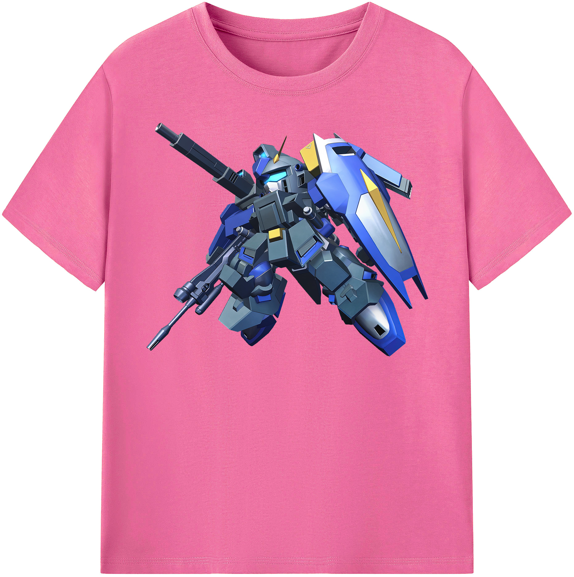 （画像用） 機動戦士ガンダム Mobile Suit Gundam レディースカジュアルプリントTシャツ（綿100％）